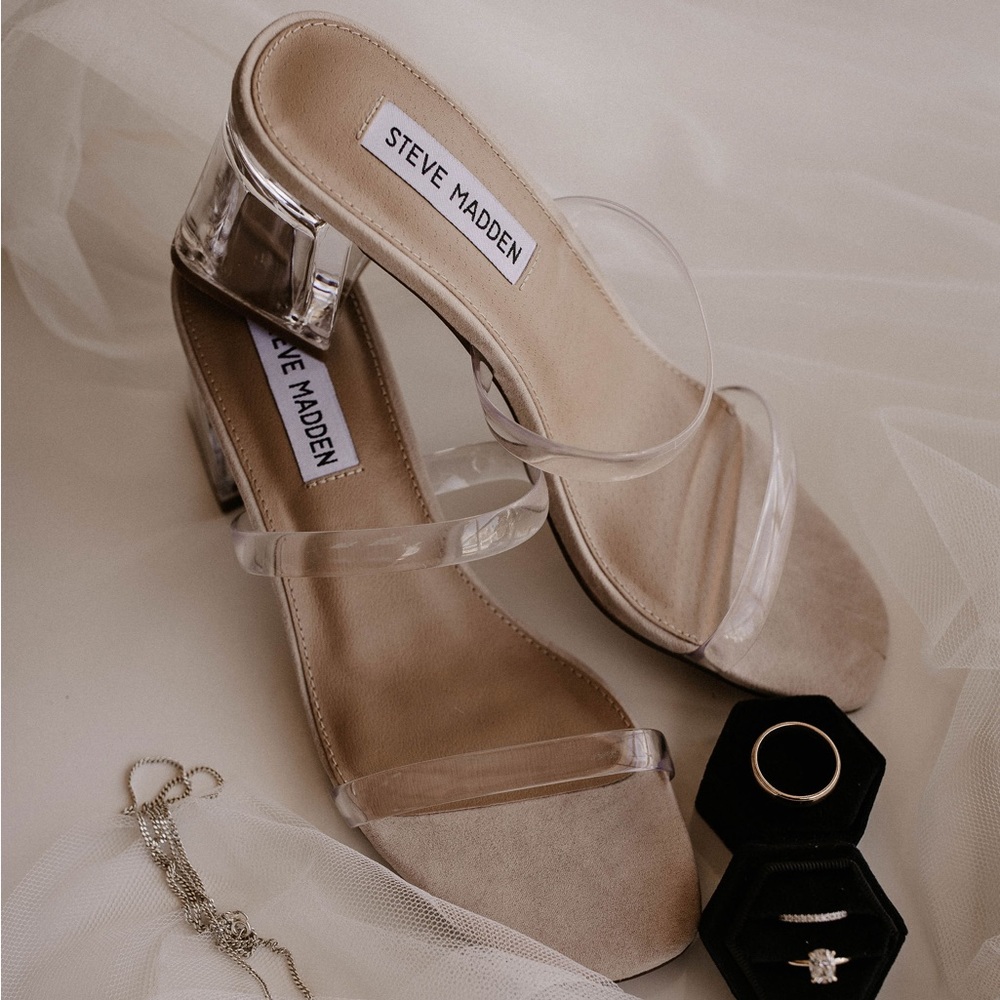 Clear Acrylic Block Heels